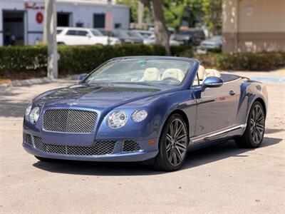 2014 Bentley Continental GTC Speed Convertible