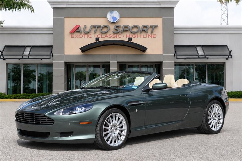 Green 2009 Aston Martin DB9 Convertible Rear-Wheel Drive 6-Speed Automatic