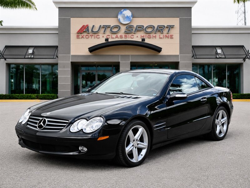 Black 2006 Mercedes-Benz SL-Class Convertible Rear-Wheel Drive 7-Speed Automatic