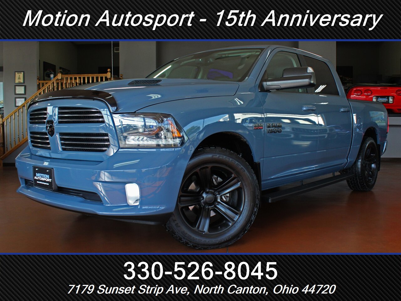 2015 RAM 1500 Sport Moonroof Navigation Black Top Edition 4X4 - Photo 1 - North Canton, OH 44720