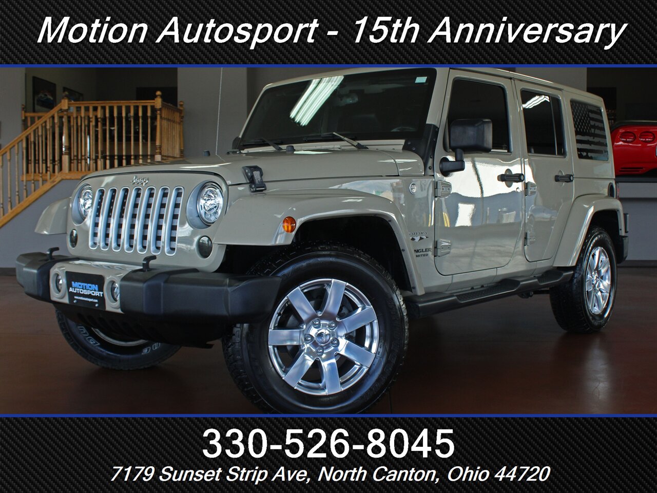 2017 Jeep Wrangler Unlimited Sahara Hard Top 4X4 - Photo 1 - North Canton, OH 44720