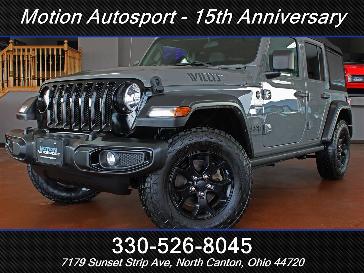 2021 Jeep Wrangler Unlimited Willys Sport  4X4 - Photo 1 - North Canton, OH 44720