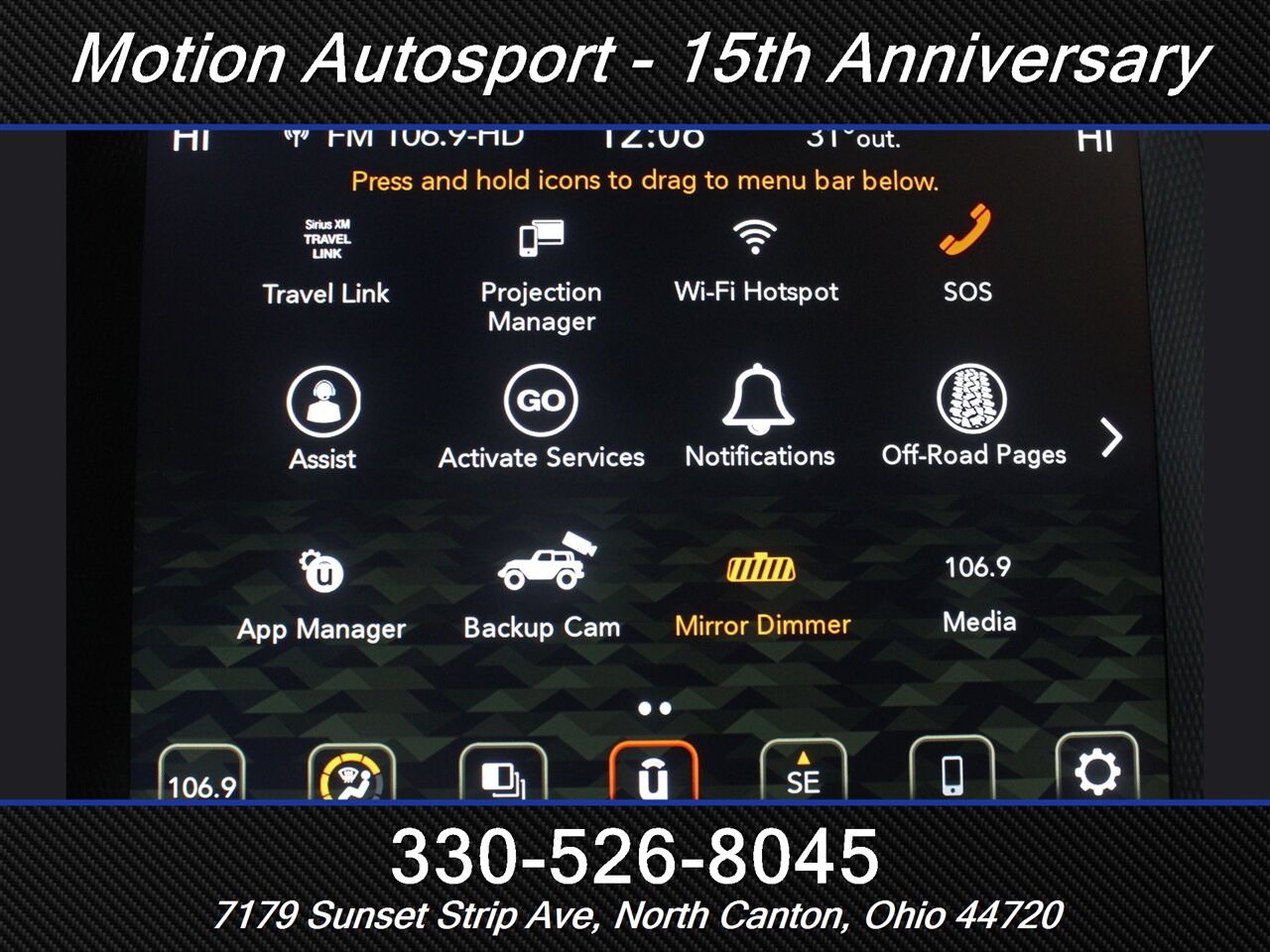 2021 Jeep Wrangler Unlimited Sahara Hard Top 4X4 - Photo 31 - North Canton, OH 44720