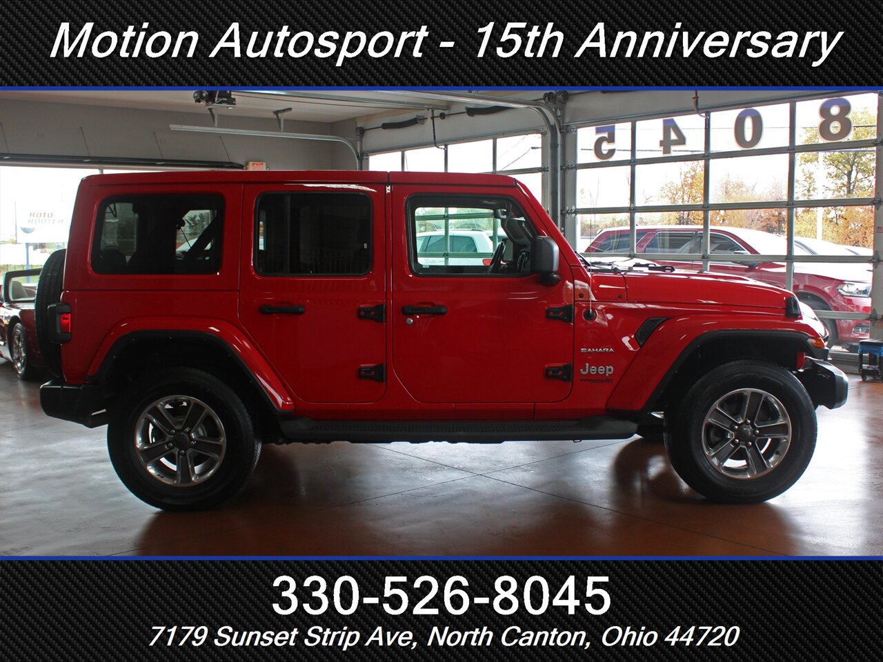 2021 Jeep Wrangler Unlimited Sahara Hard Top 4X4 - Photo 15 - North Canton, OH 44720