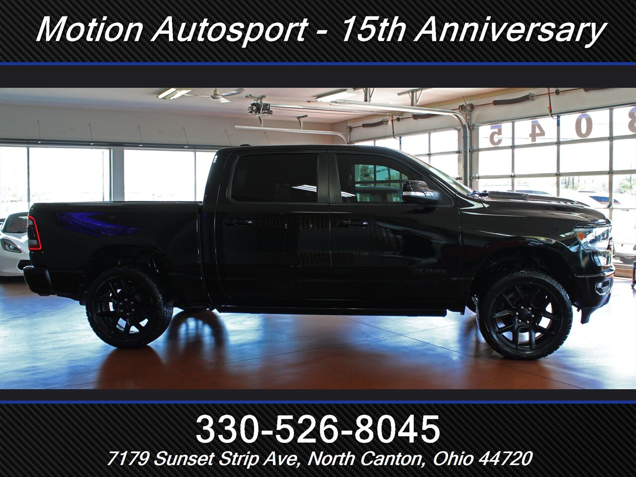 2022 RAM 1500 Sport  Level 1 Black Top Edition Panoramic Roof 4X4 - Photo 12 - North Canton, OH 44720