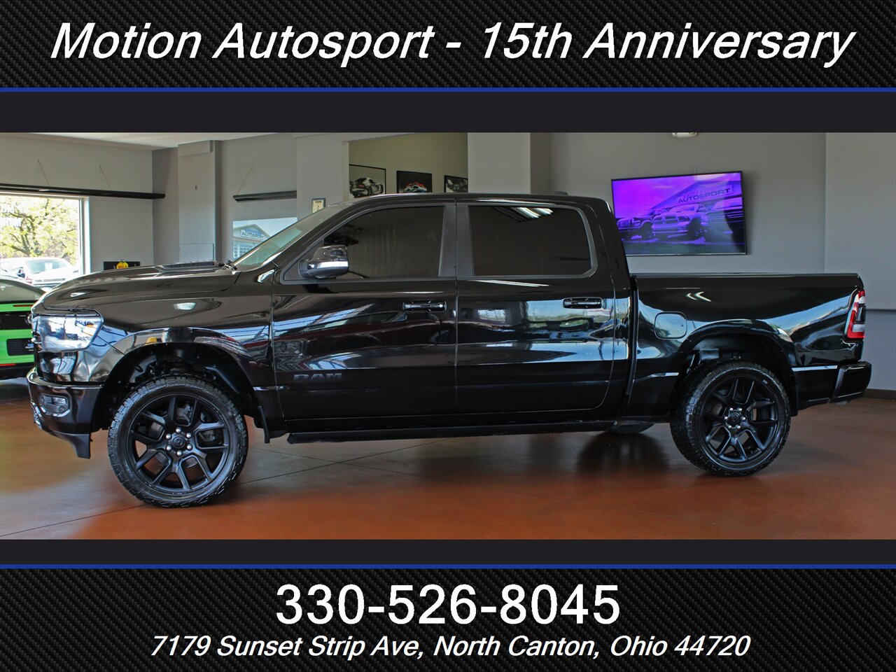 2022 RAM 1500 Sport  Level 1 Black Top Edition Panoramic Roof 4X4 - Photo 7 - North Canton, OH 44720