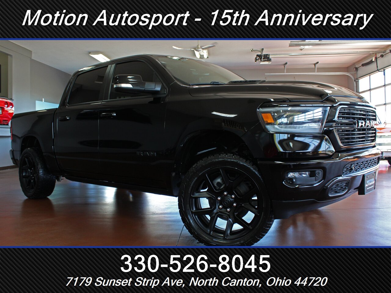 2022 RAM 1500 Sport  Level 1 Black Top Edition Panoramic Roof 4X4 - Photo 2 - North Canton, OH 44720