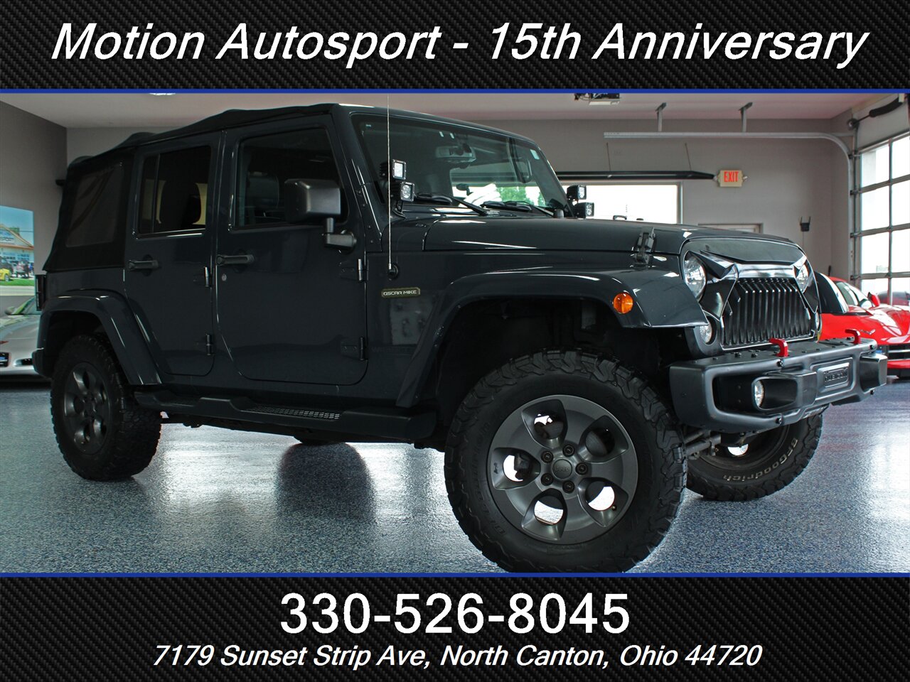 2017 Jeep Wrangler Unlimited Freedom Oscar Mike Edition 4X4 - Photo 2 - North Canton, OH 44720