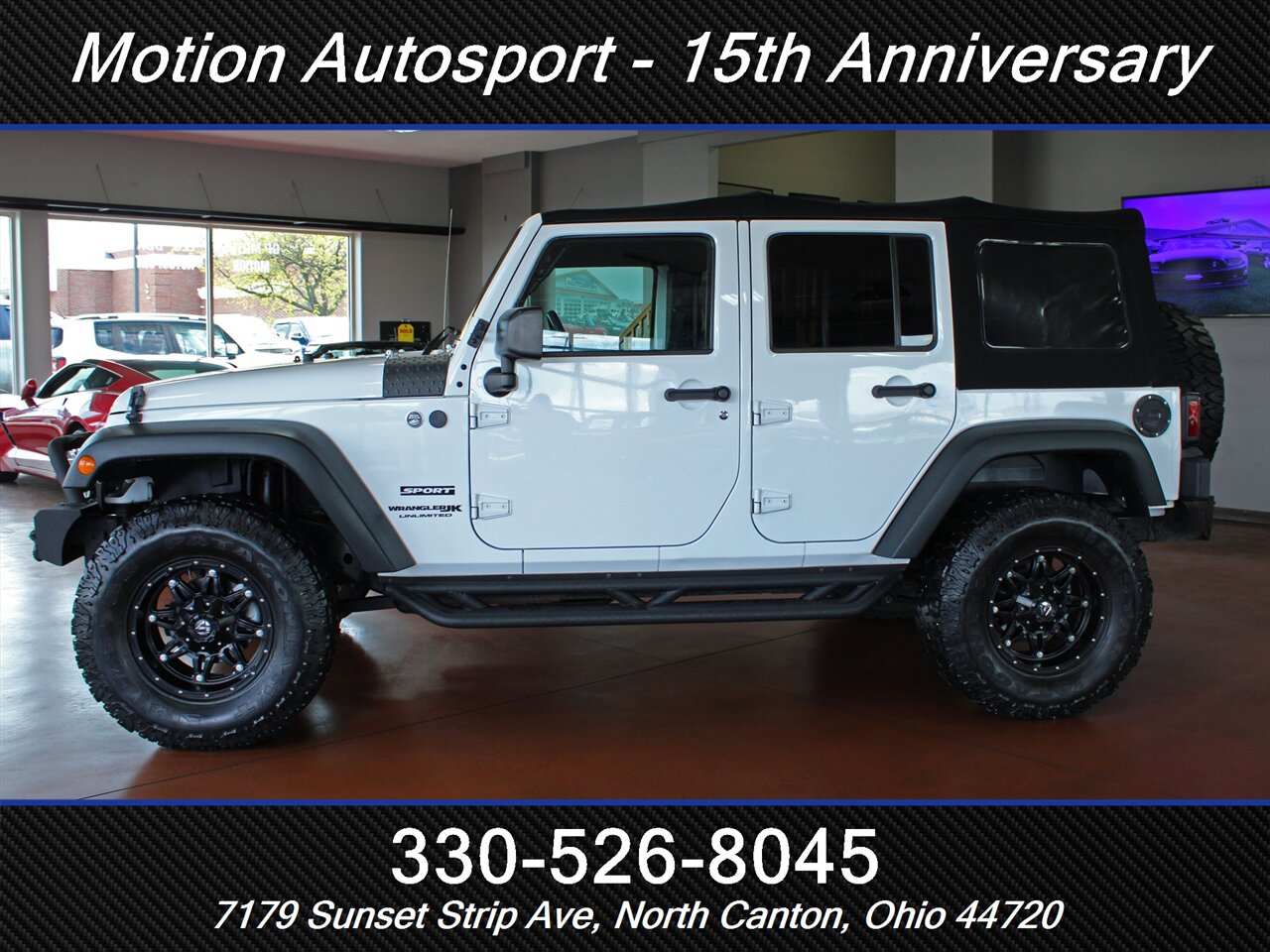 2018 Jeep Wrangler JK Unlimited Sport S  Custom Lift 4X4 - Photo 7 - North Canton, OH 44720