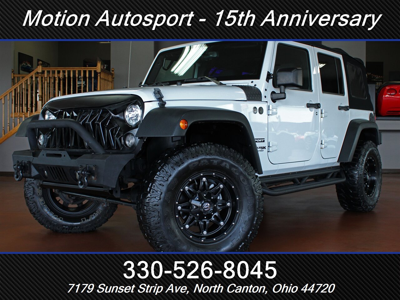 2018 Jeep Wrangler JK Unlimited Sport S  Custom Lift 4X4 - Photo 1 - North Canton, OH 44720