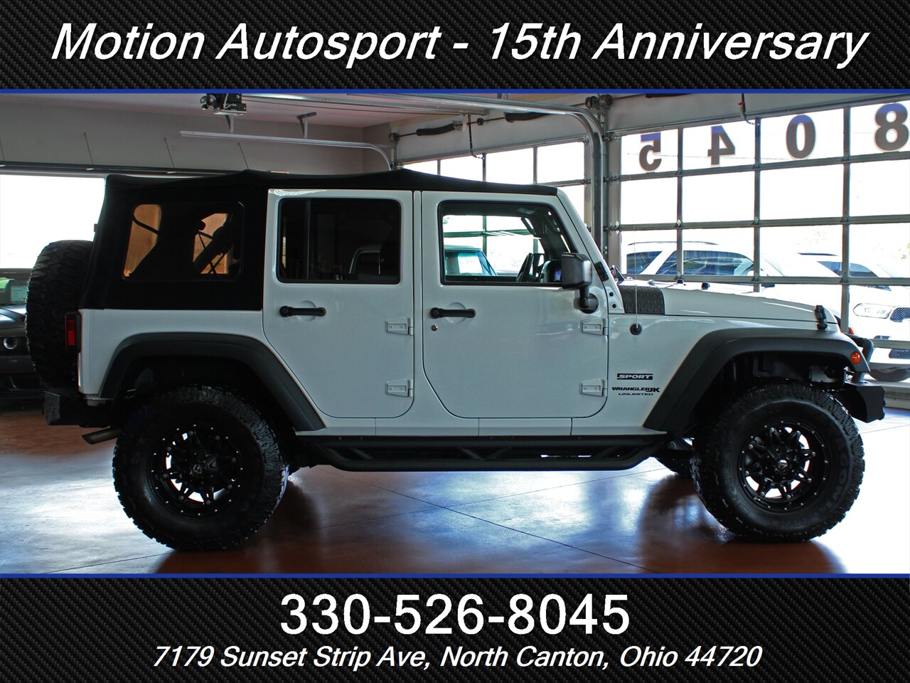 2018 Jeep Wrangler JK Unlimited Sport S  Custom Lift 4X4 - Photo 12 - North Canton, OH 44720