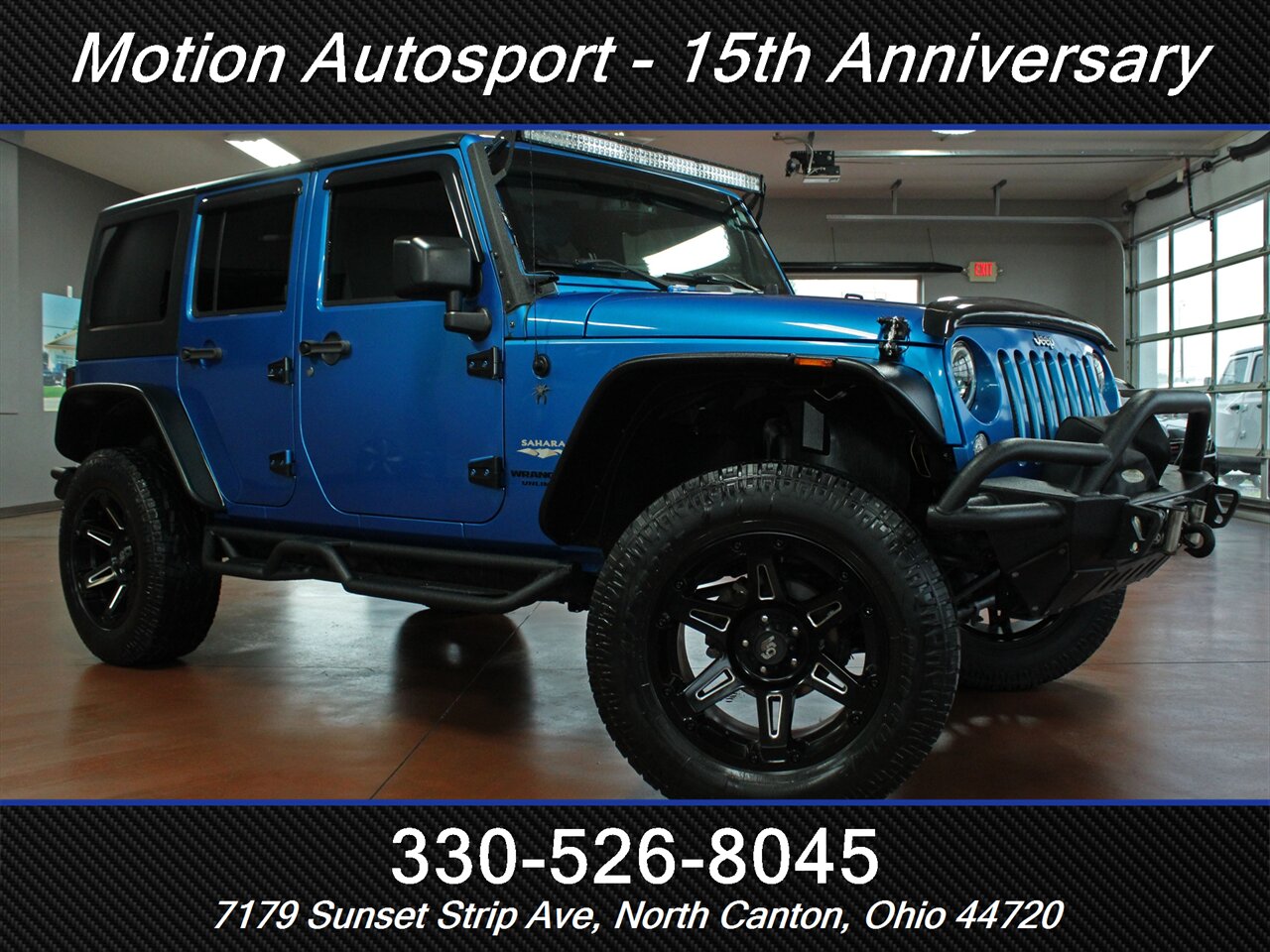 2015 Jeep Wrangler Unlimited Sahara Custom Lift 4X4 - Photo 2 - North Canton, OH 44720