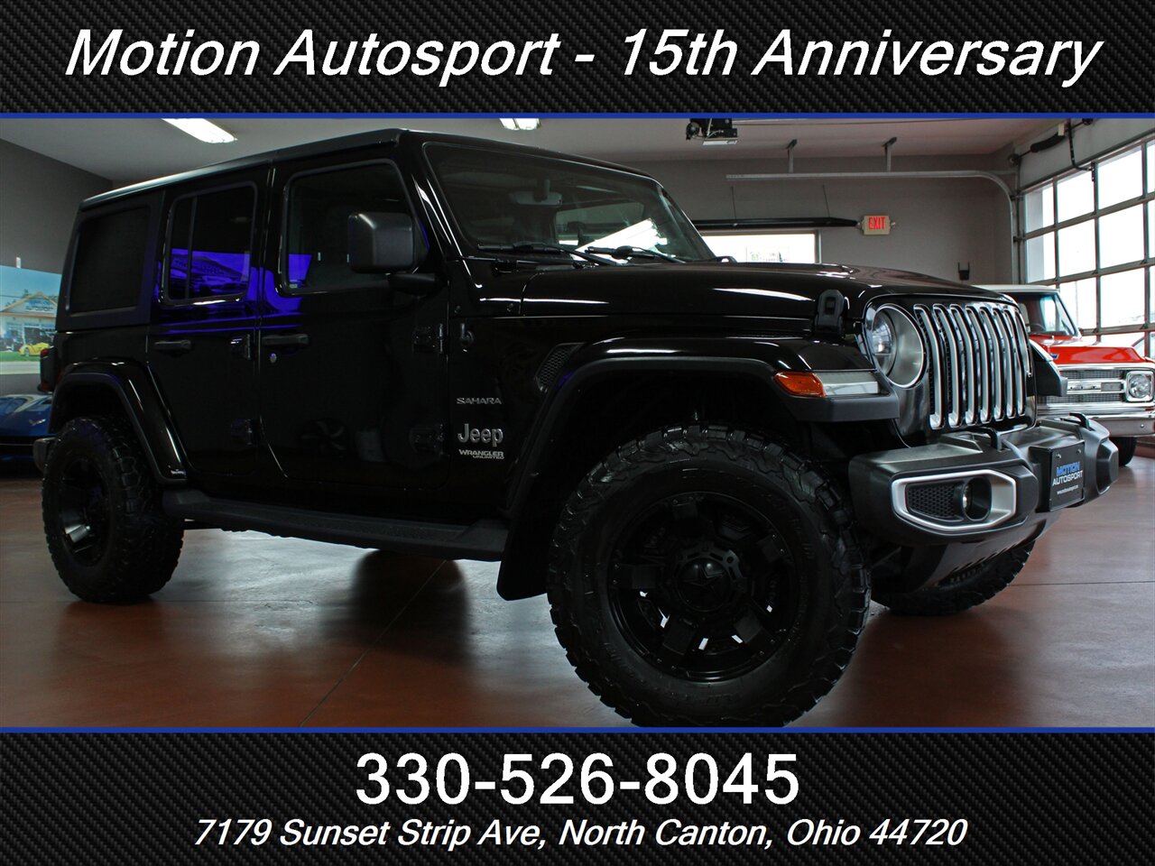 2018 Jeep Wrangler Unlimited Sahara Hard Top 4X4 - Photo 2 - North Canton, OH 44720