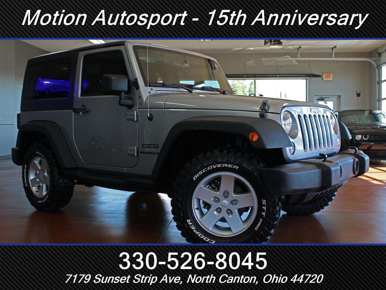 2015 Jeep Wrangler Sport  Hard Top 4X4 - Photo 2 - North Canton, OH 44720