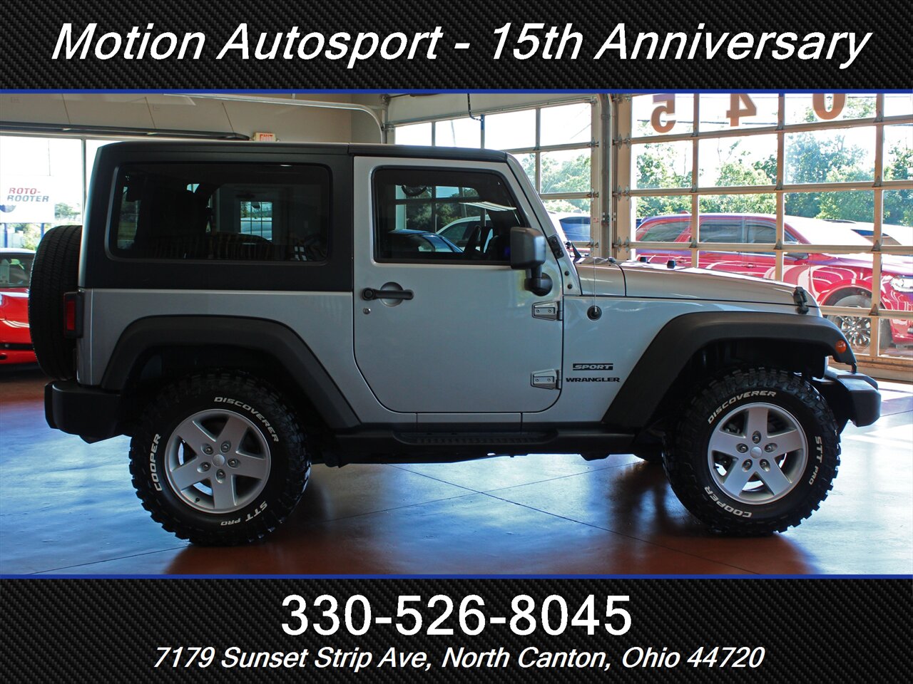 2015 Jeep Wrangler Sport  Hard Top 4X4 - Photo 13 - North Canton, OH 44720