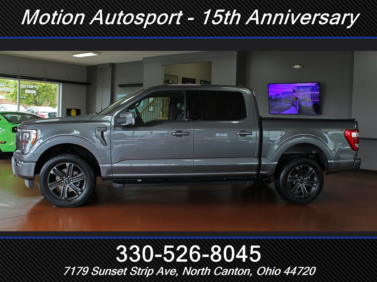 2021 Ford F-150 Lariat Sport Panoramic Roof 4X4   - Photo 7 - North Canton, OH 44720