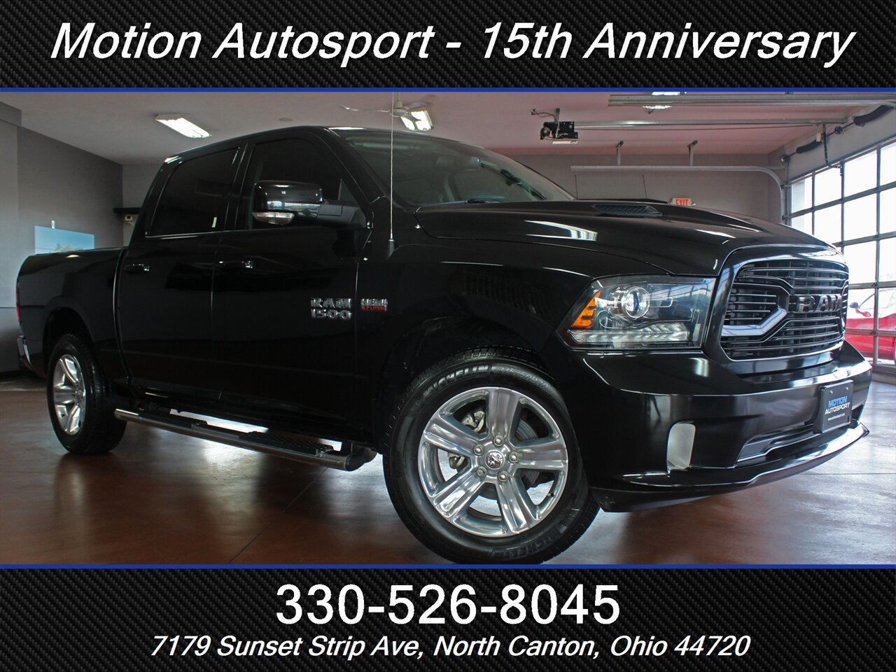 2018 RAM 1500 Sport Moon Roof Navigation 4X4 - Photo 2 - North Canton, OH 44720