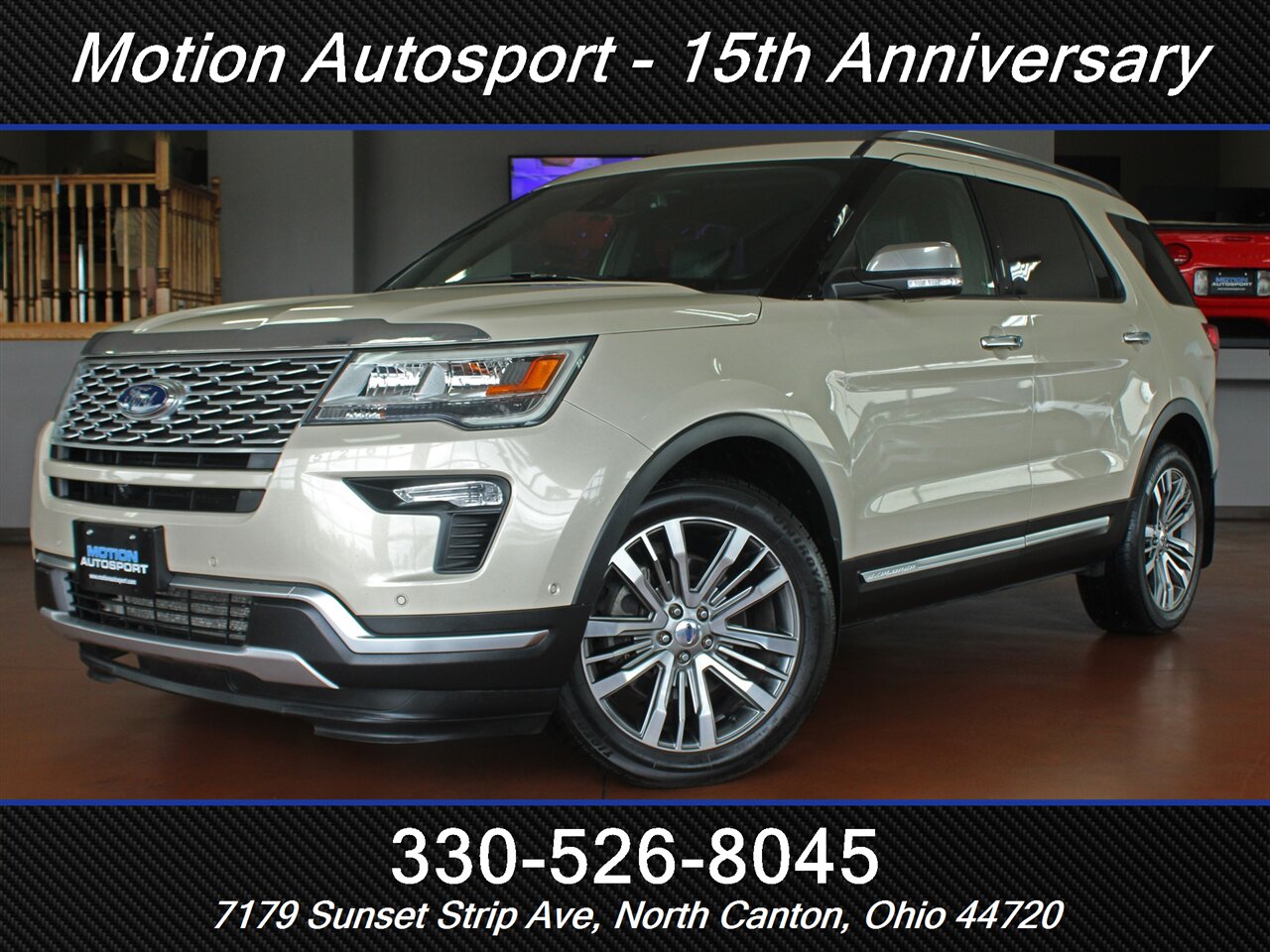2018 Ford Explorer Platinum Moon Roof Navigation AWD - Photo 1 - North Canton, OH 44720