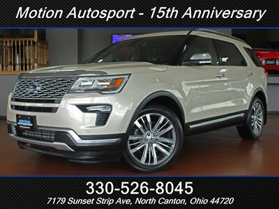 2018 Ford Explorer Platinum  Moon Roof Navigation AWD SUV