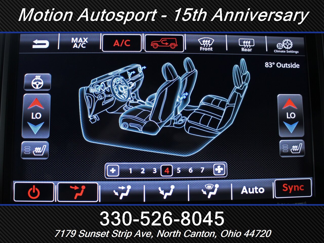2021 Jeep Wrangler Unlimited Sahara Altitude Custom Lift 4X4 Sky Touch Roof - Photo 30 - North Canton, OH 44720