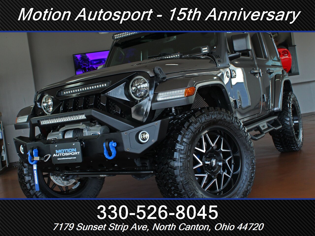 2021 Jeep Wrangler Unlimited Sahara Altitude Custom Lift 4X4 Sky Touch Roof - Photo 57 - North Canton, OH 44720