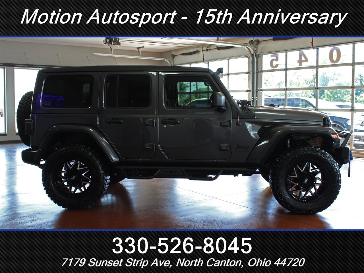 2021 Jeep Wrangler Unlimited Sahara Altitude Custom Lift 4X4 Sky Touch Roof - Photo 16 - North Canton, OH 44720