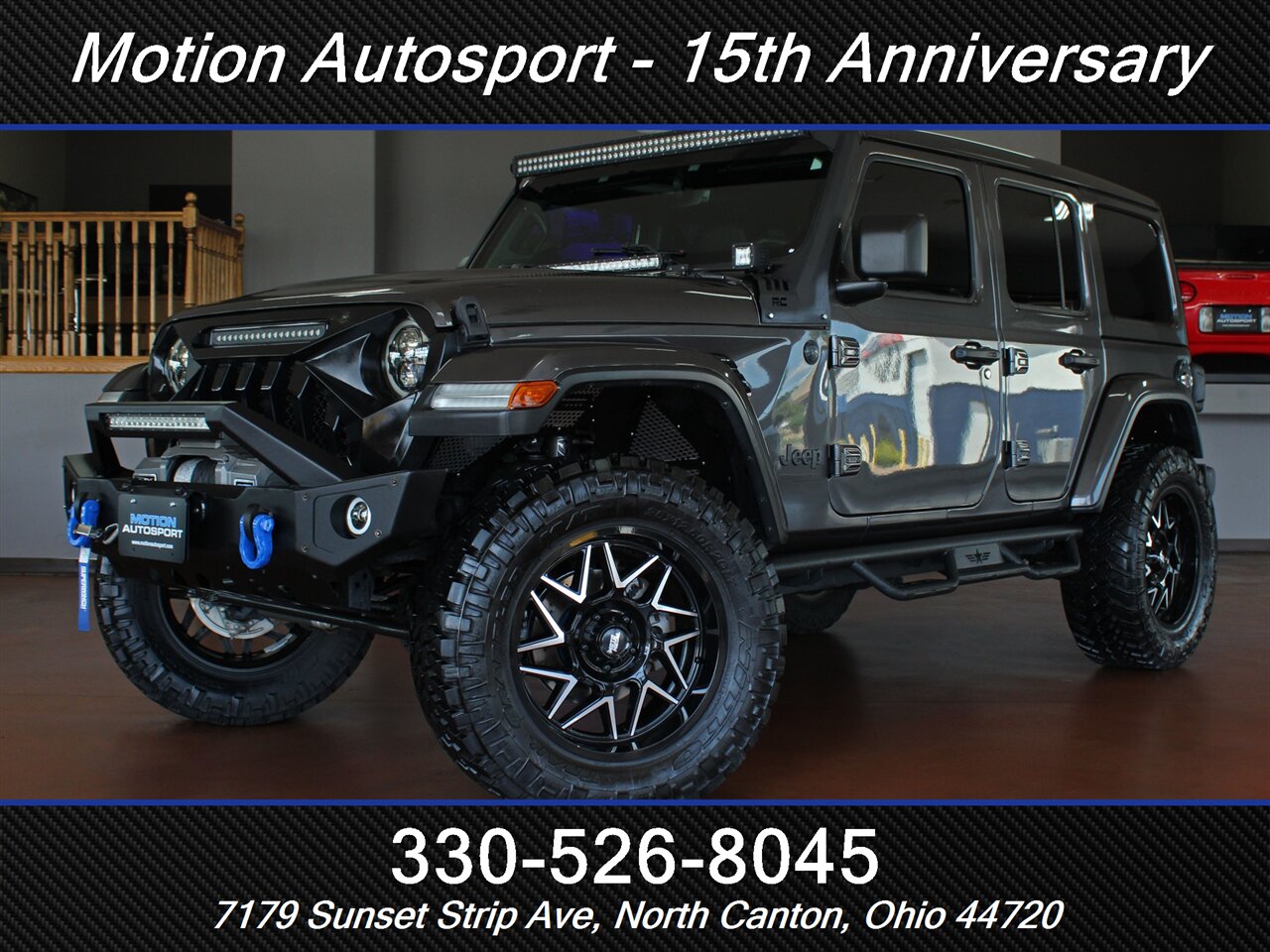 2021 Jeep Wrangler Unlimited Sahara Altitude Custom Lift 4X4  Sky Touch Roof - Photo 1 - North Canton, OH 44720