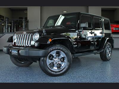 2018 Jeep Wrangler JK Unlimited Sahara Hard Top  Leather Navigation 4X4 SUV
