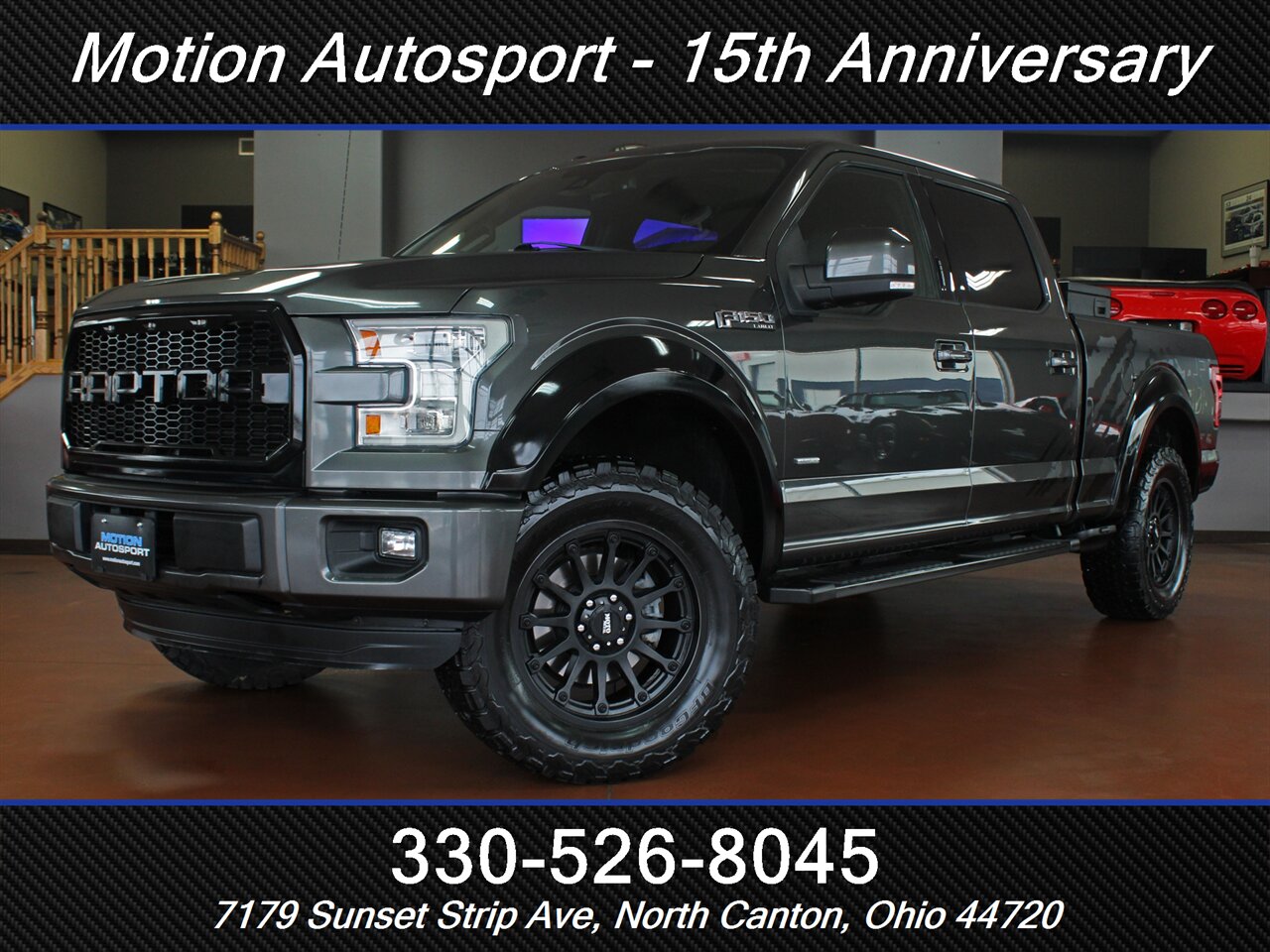 2015 Ford F-150 Lariat Raptor Clone  Custom Lift 4X4 - Photo 1 - North Canton, OH 44720