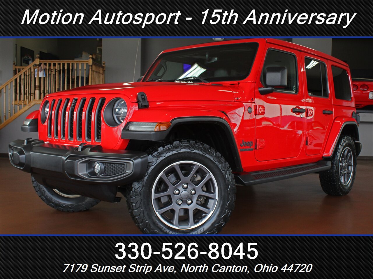 2021 Jeep Wrangler Unlimited Sahara 80th Anniversary  Sky Touch Roof 4X4 - Photo 1 - North Canton, OH 44720