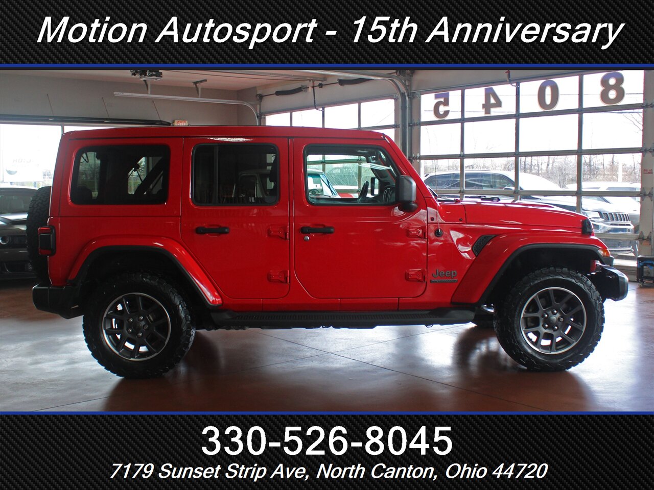 2021 Jeep Wrangler Unlimited Sahara 80th Anniversary  Sky Touch Roof 4X4 - Photo 16 - North Canton, OH 44720