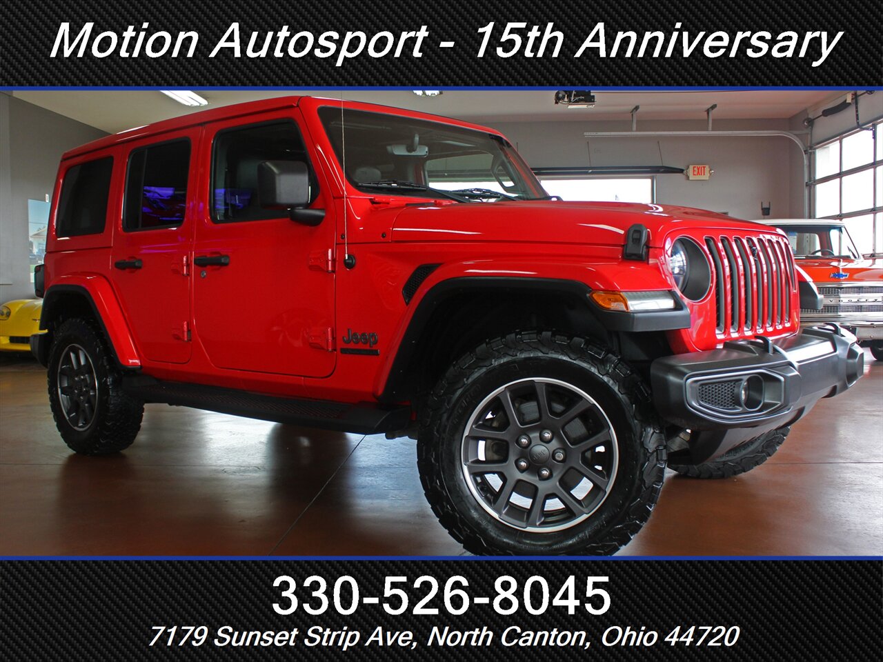 2021 Jeep Wrangler Unlimited Sahara 80th Anniversary  Sky Touch Roof 4X4 - Photo 2 - North Canton, OH 44720