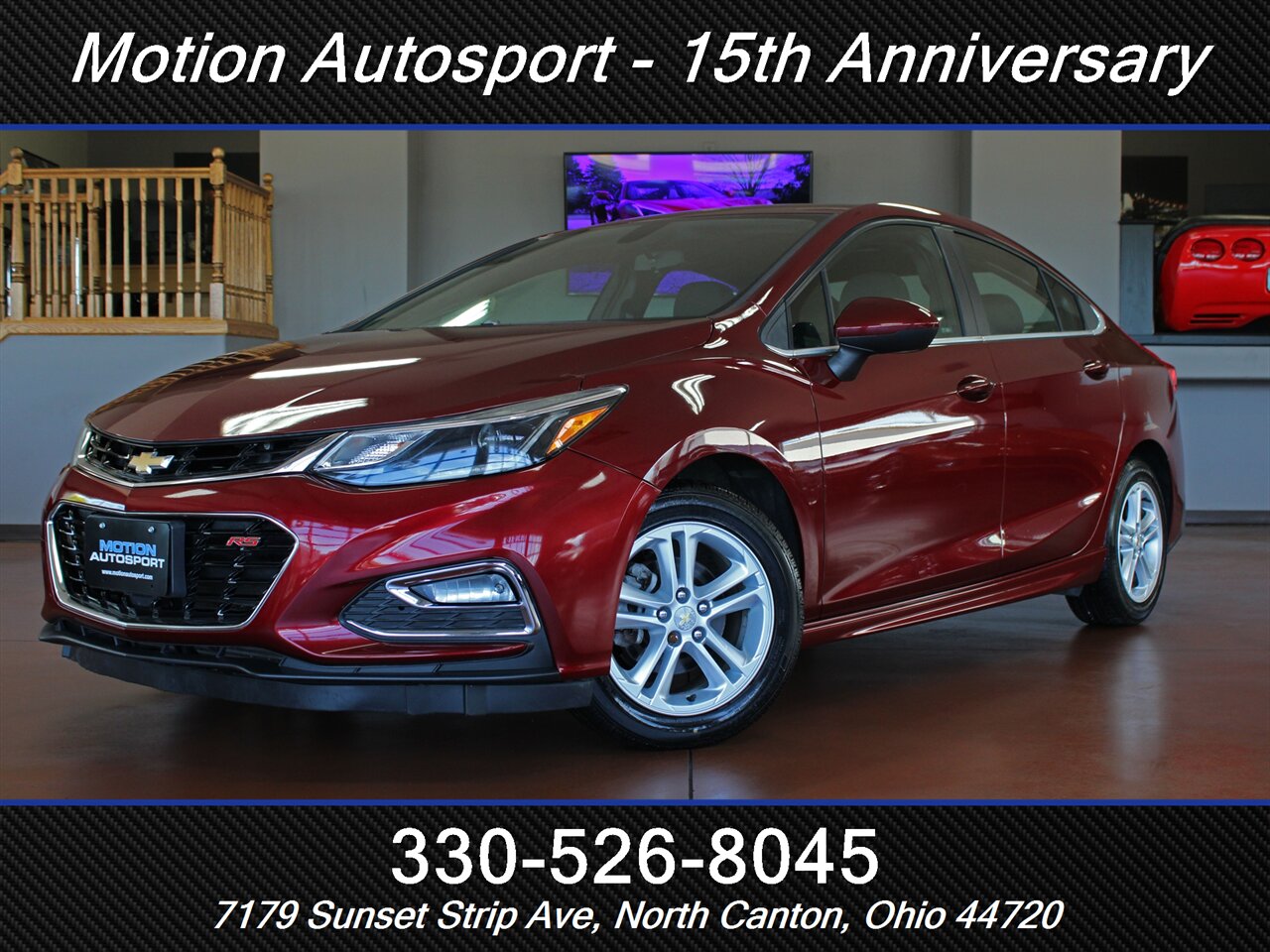 2016 Chevrolet Cruze LT RS   - Photo 1 - North Canton, OH 44720