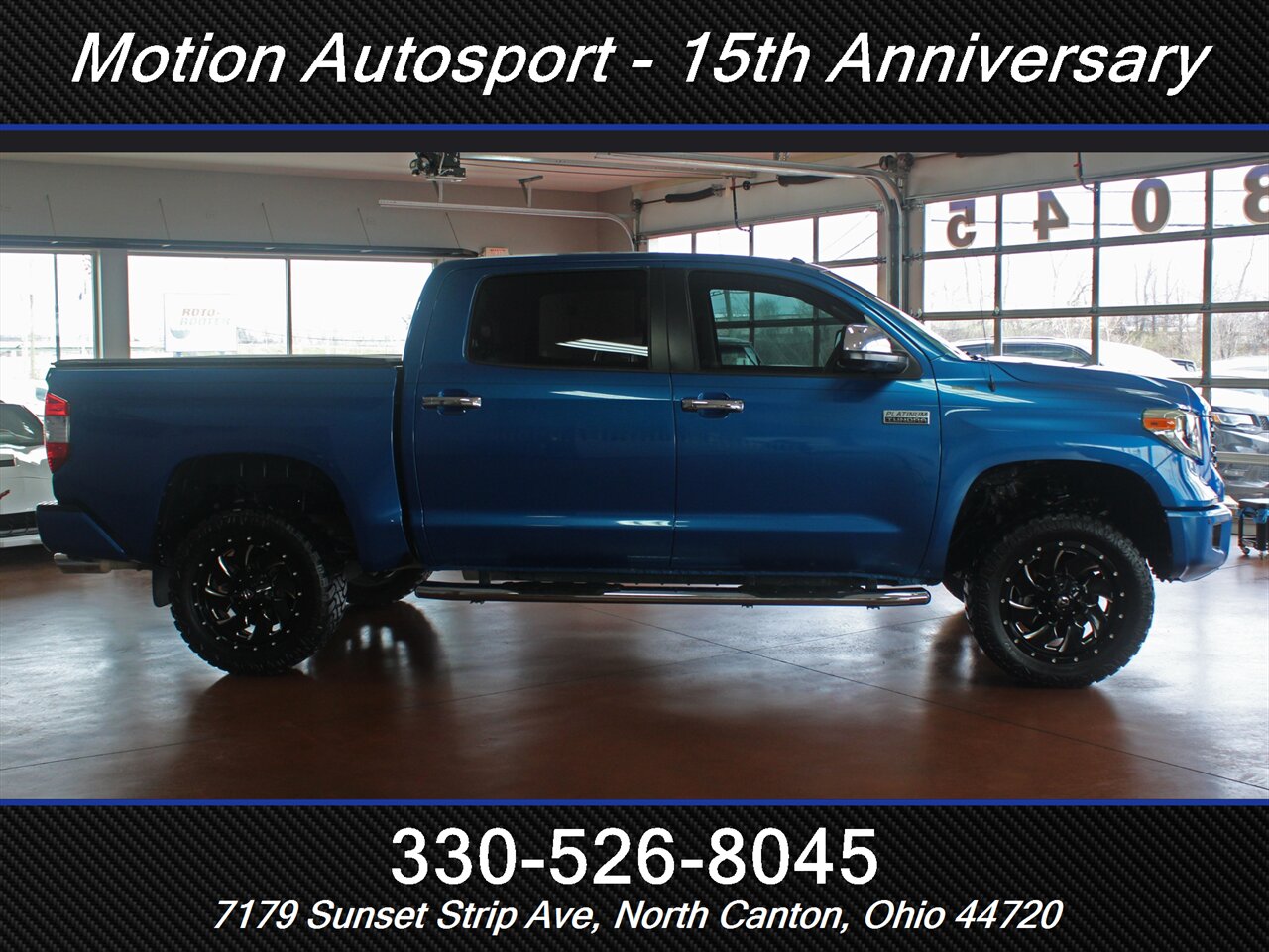 2018 Toyota Tundra Platinum  Custom Lift 4X4 - Photo 13 - North Canton, OH 44720