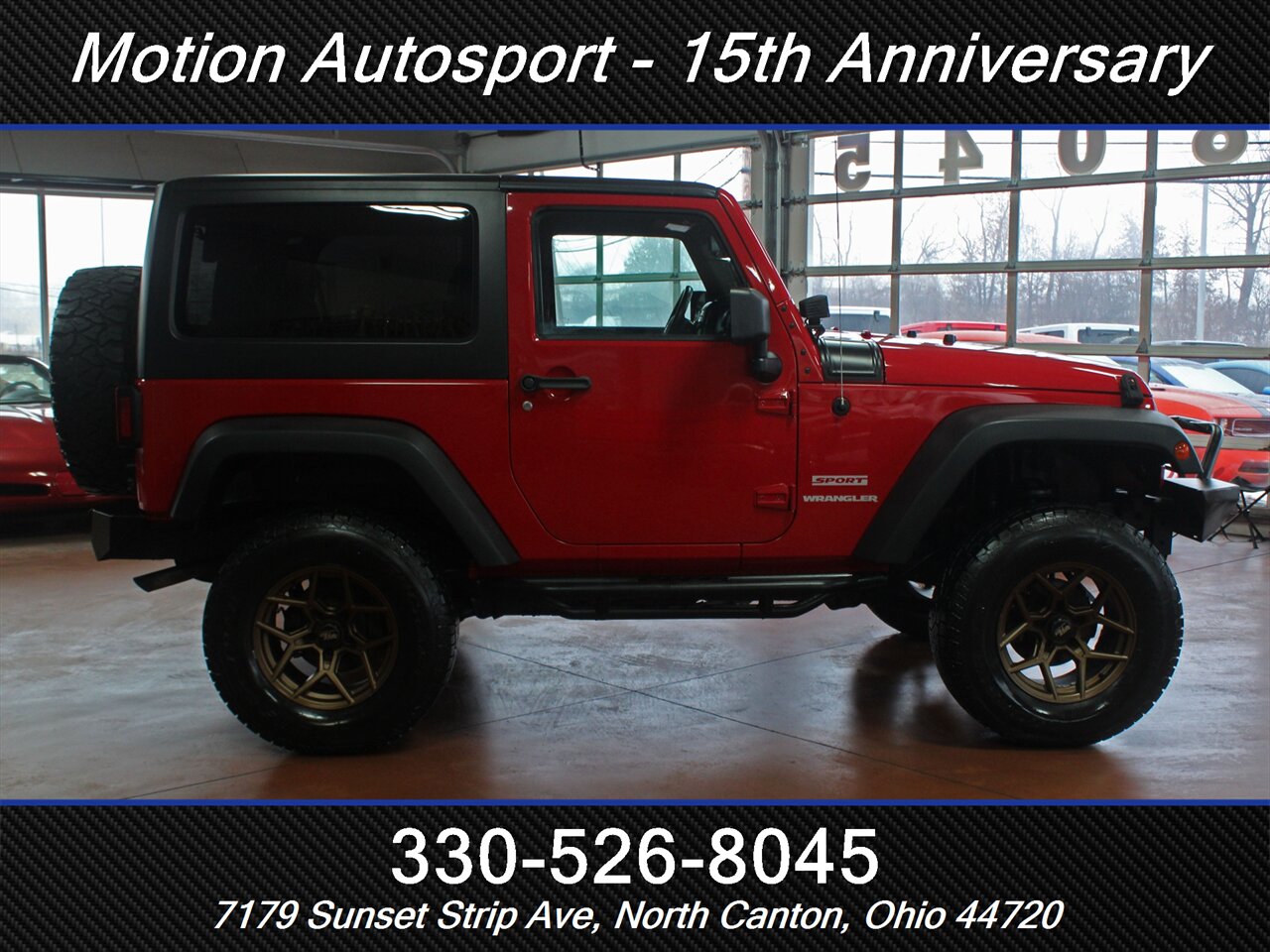 2012 Jeep Wrangler Sport Hard Top Custom Lift 4X4 - Photo 13 - North Canton, OH 44720
