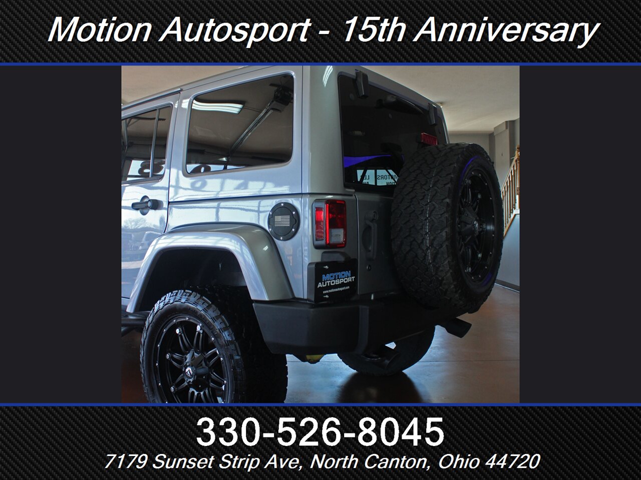 2014 Jeep Wrangler Unlimited Sahara  Custom Lift 4X4 - Photo 7 - North Canton, OH 44720