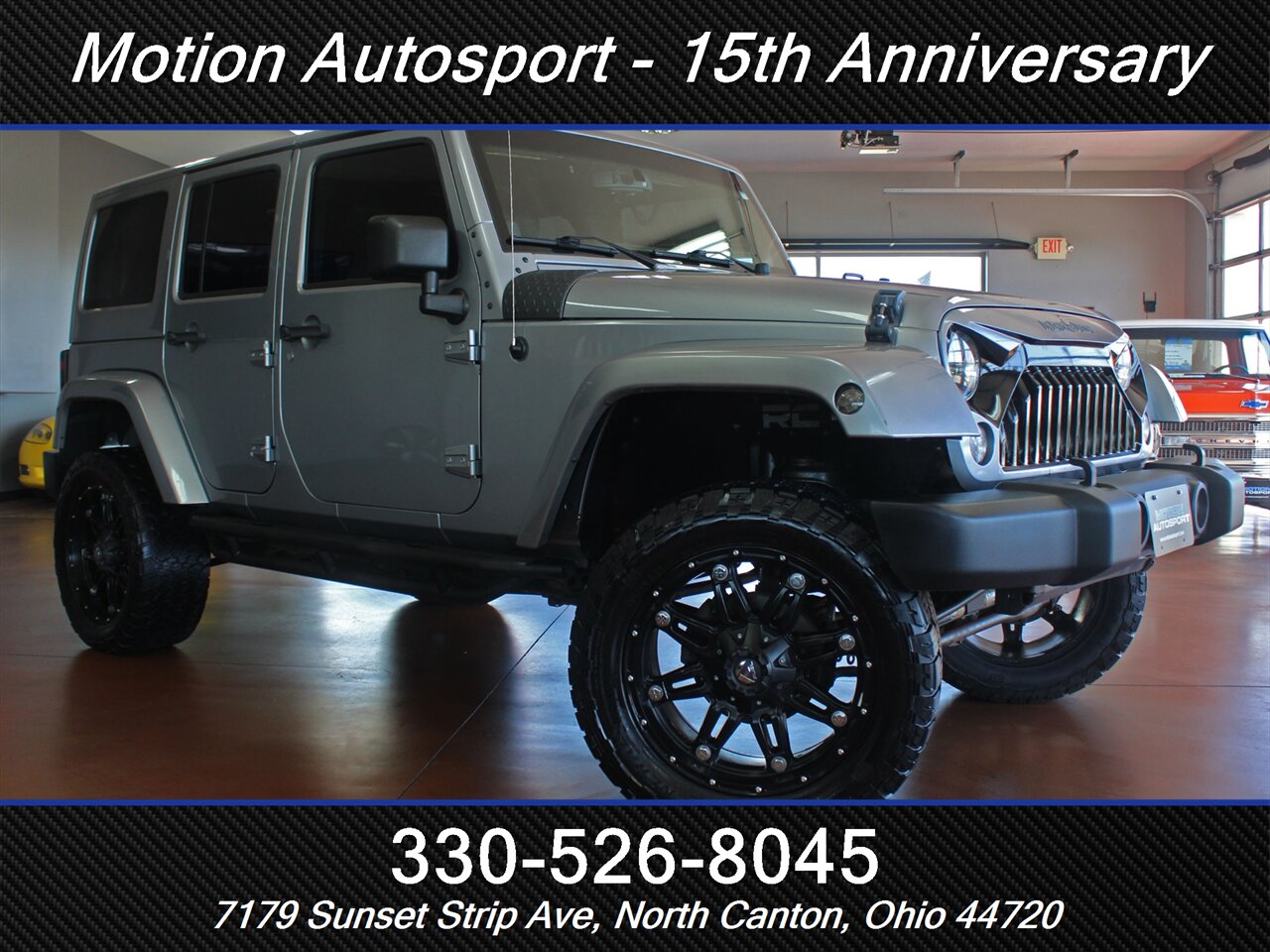 2014 Jeep Wrangler Unlimited Sahara  Custom Lift 4X4 - Photo 2 - North Canton, OH 44720