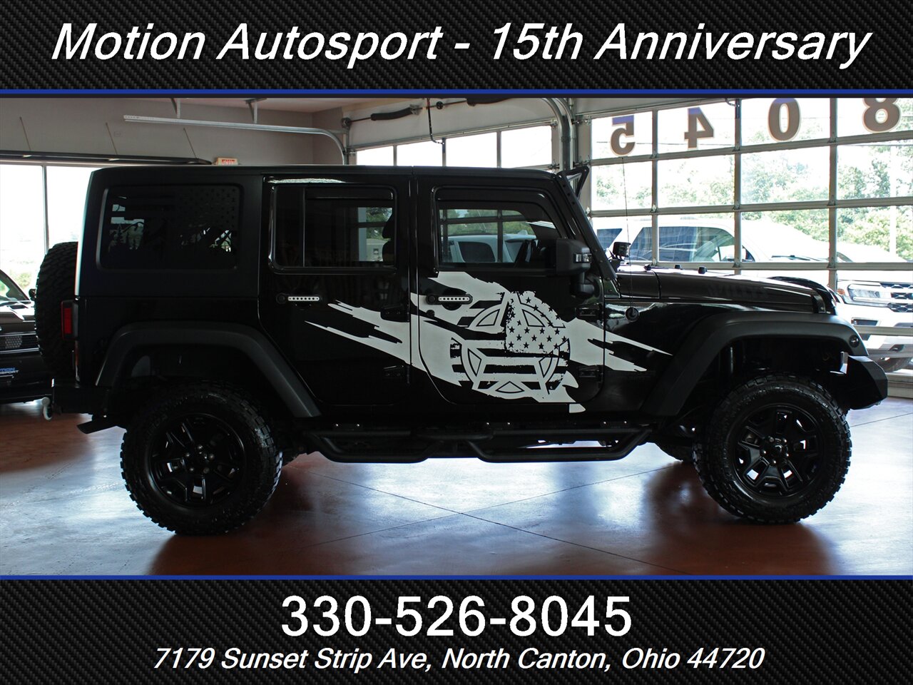 2017 Jeep Wrangler Unlimited Willys Wheeler Hard Top 4X4 - Photo 12 - North Canton, OH 44720
