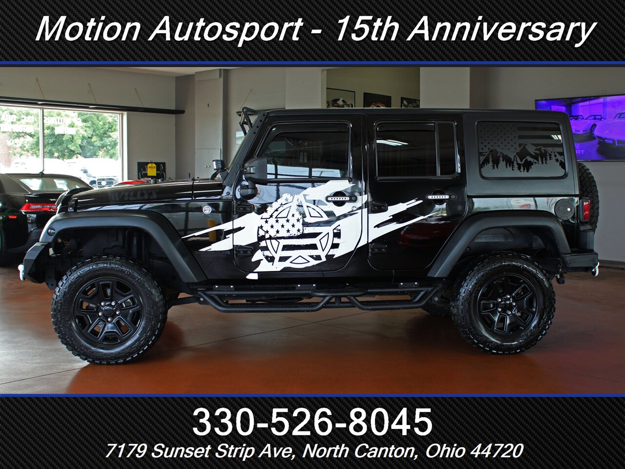 2017 Jeep Wrangler Unlimited Willys Wheeler Hard Top 4X4 - Photo 7 - North Canton, OH 44720
