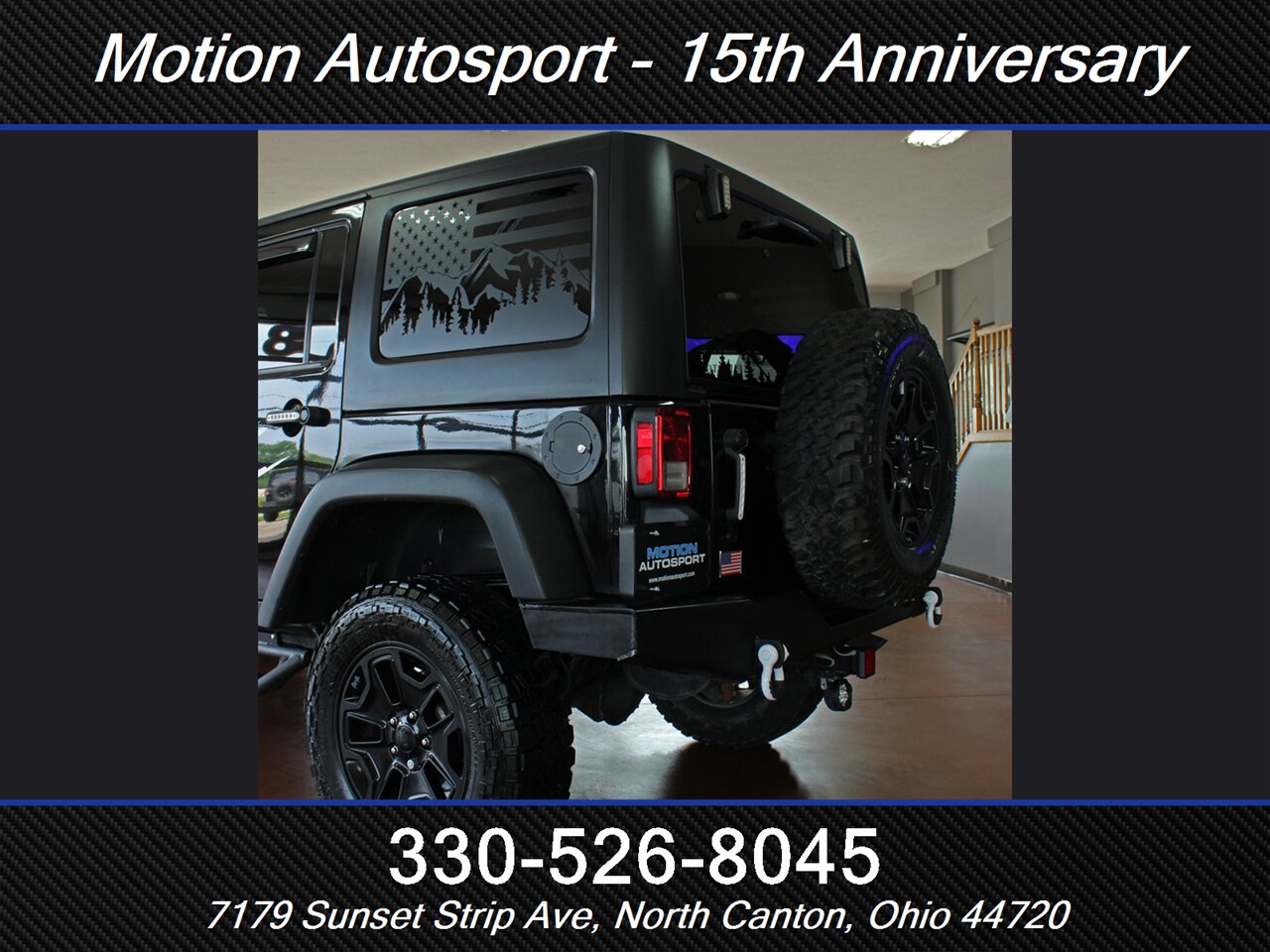 2017 Jeep Wrangler Unlimited Willys Wheeler Hard Top 4X4 - Photo 8 - North Canton, OH 44720
