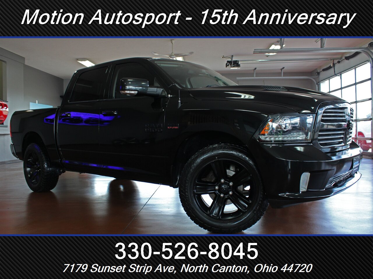 2016 RAM 1500 Sport Black Top Edition 4X4 - Photo 2 - North Canton, OH 44720