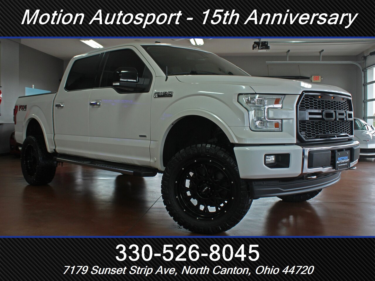 2017 Ford F-150 Lariat Pano Roof Custom Lift 4X4 - Photo 2 - North Canton, OH 44720