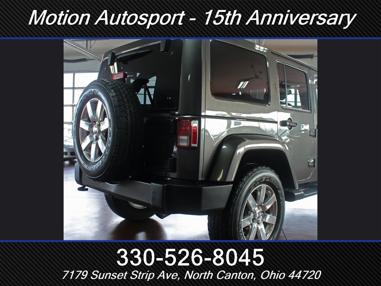 2017 Jeep Wrangler Unlimited Sahara Hard Top 4X4 - Photo 12 - North Canton, OH 44720