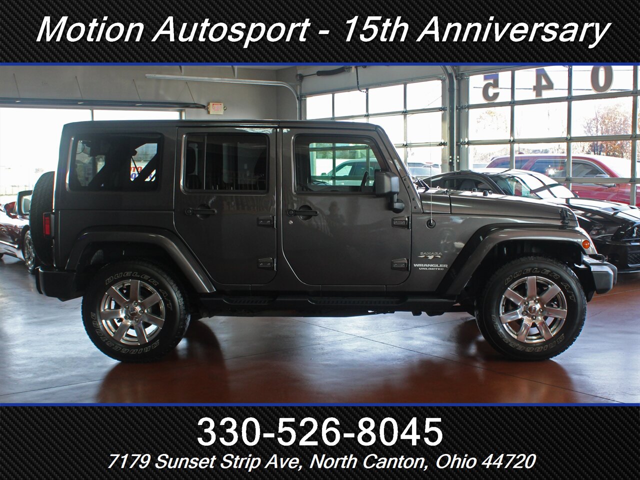 2017 Jeep Wrangler Unlimited Sahara Hard Top 4X4 - Photo 13 - North Canton, OH 44720