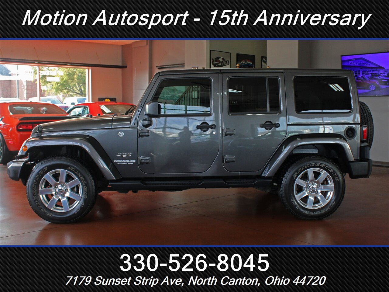 2017 Jeep Wrangler Unlimited Sahara Hard Top 4X4 - Photo 7 - North Canton, OH 44720