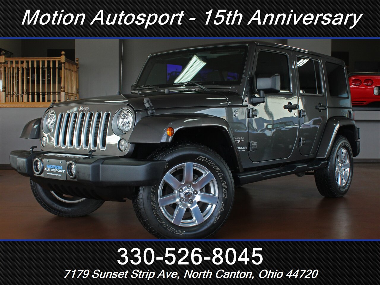 2017 Jeep Wrangler Unlimited Sahara  Hard Top 4X4 - Photo 1 - North Canton, OH 44720