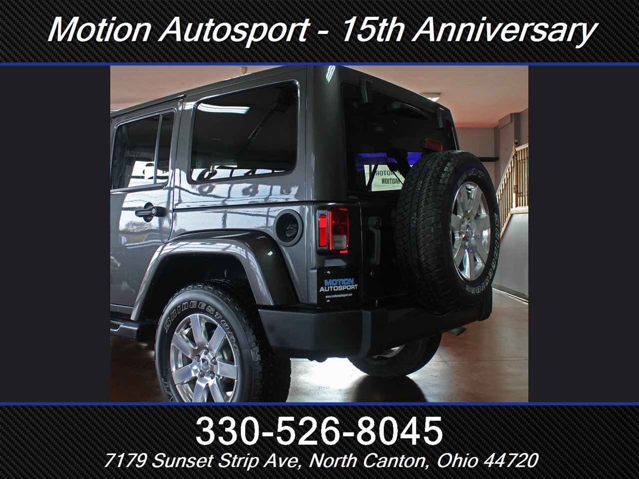 2017 Jeep Wrangler Unlimited Sahara Hard Top 4X4 - Photo 8 - North Canton, OH 44720