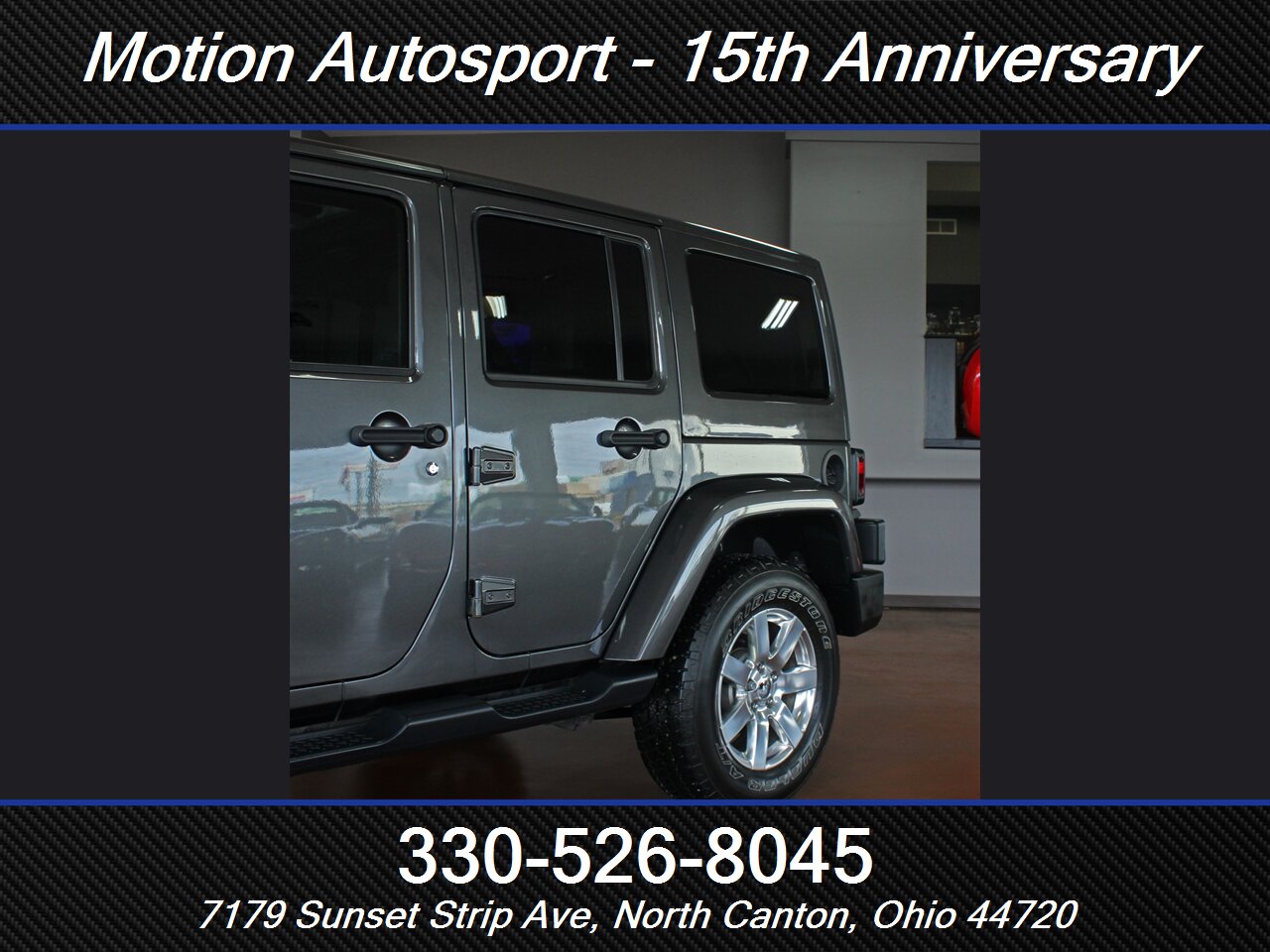 2017 Jeep Wrangler Unlimited Sahara Hard Top 4X4 - Photo 45 - North Canton, OH 44720