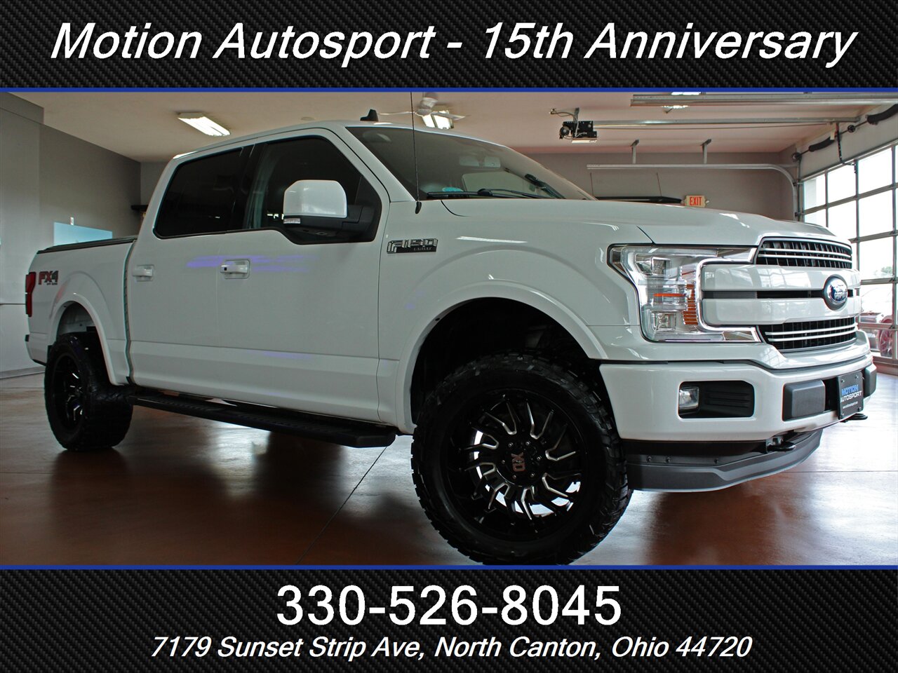2019 Ford F-150 Lariat  Custom Lift 4X4 - Photo 2 - North Canton, OH 44720