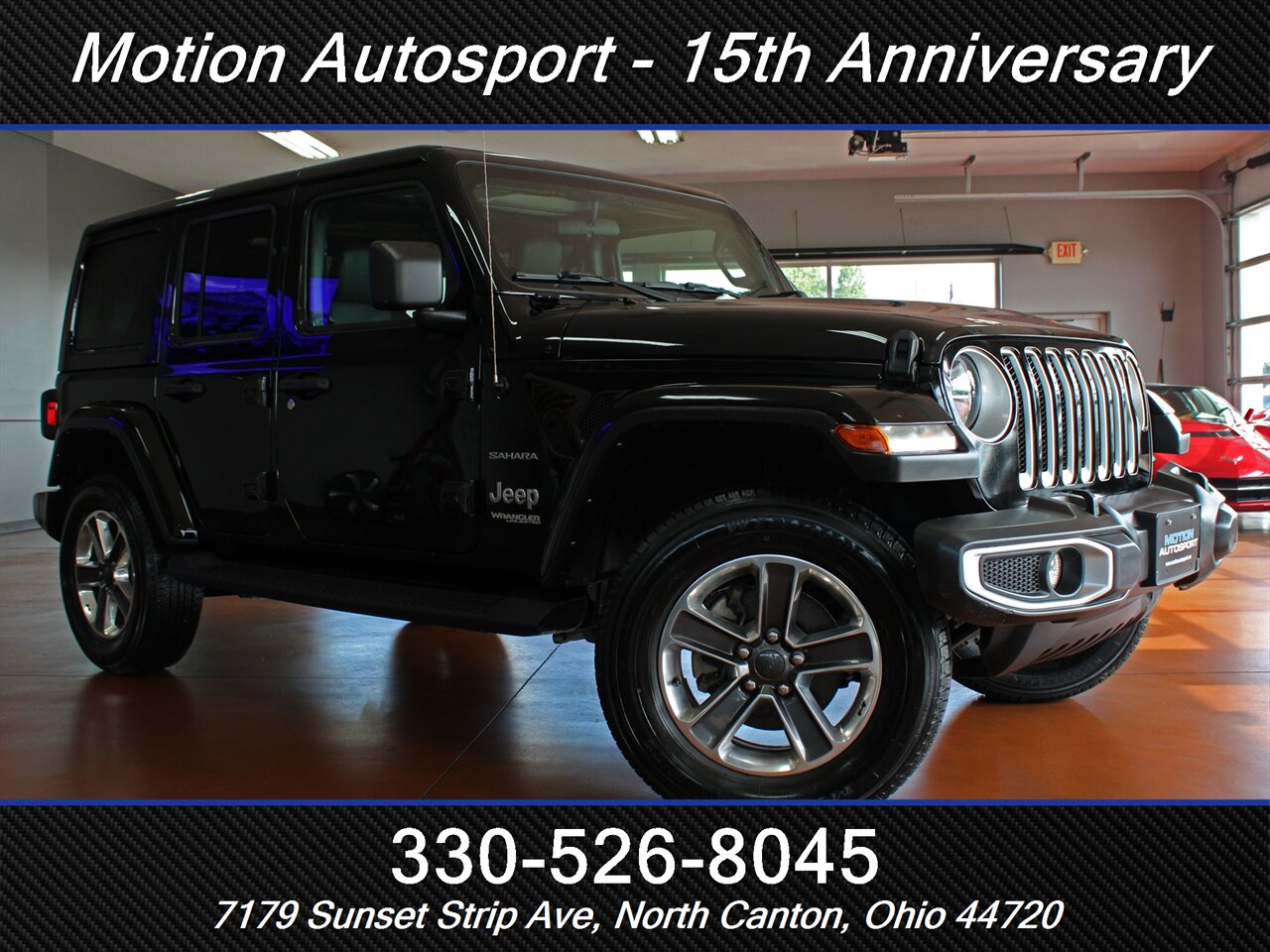 2021 Jeep Wrangler Unlimited Sahara Hard Top Navigation Leather 4X4 - Photo 2 - North Canton, OH 44720